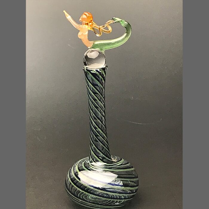 Green Bottle Mermaid Blonde Hair