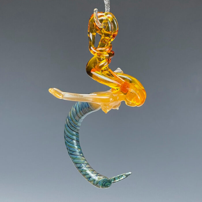 Mermaid Ornament - OM5  Blonde Hair