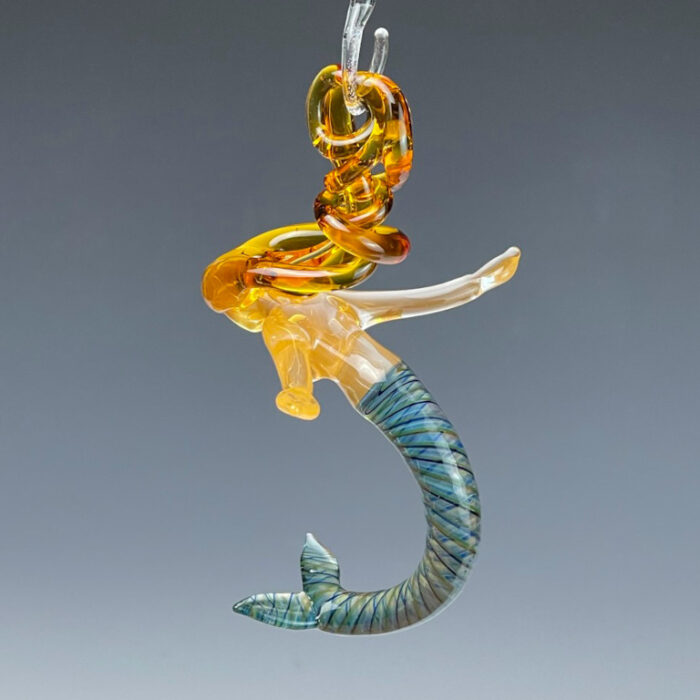 Mermaid Ornament - OM5  Blonde Hair - Image 2