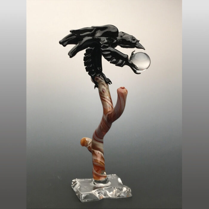 Raven with Crystal Ball